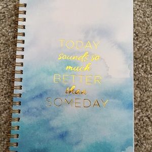 Water color cover notebook